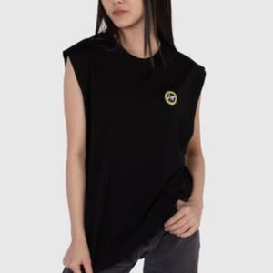 The Outfitters Diesel Car Rolled Sleeve Black T-Shirt